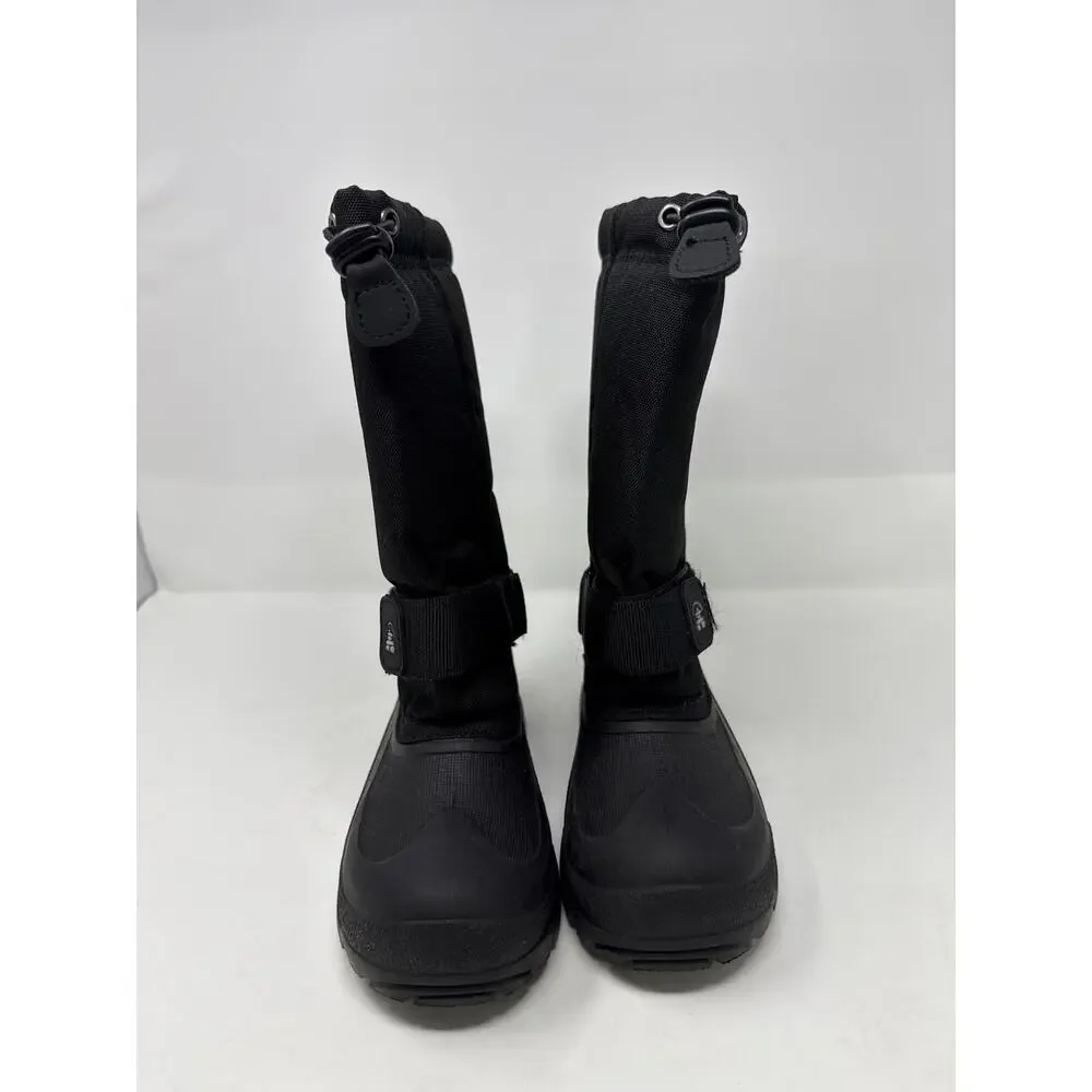 Kamik Waterbug Size 2 Kids Black Waterproof Insulated Winter Snow Boots -40F